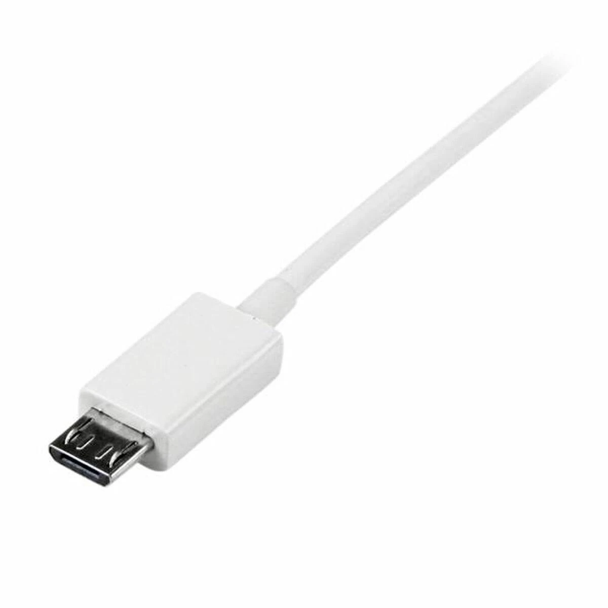 Kabelis USB StarTech USB-A - microUSB 2 m Baltas (USBPAUB2MW)
