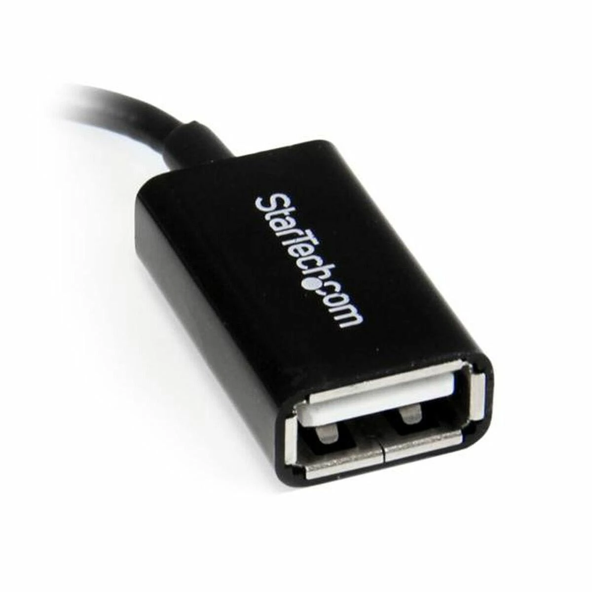 Adapteris USB StarTech USB-A - MicroUSB Juodas (UUSBOTGRA)
