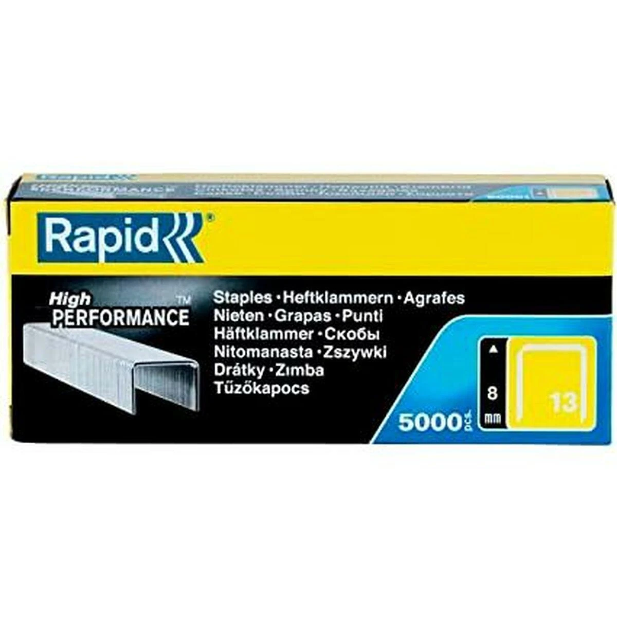 Kabės Rapid 13 tipo, 8 mm, 5000 vnt.