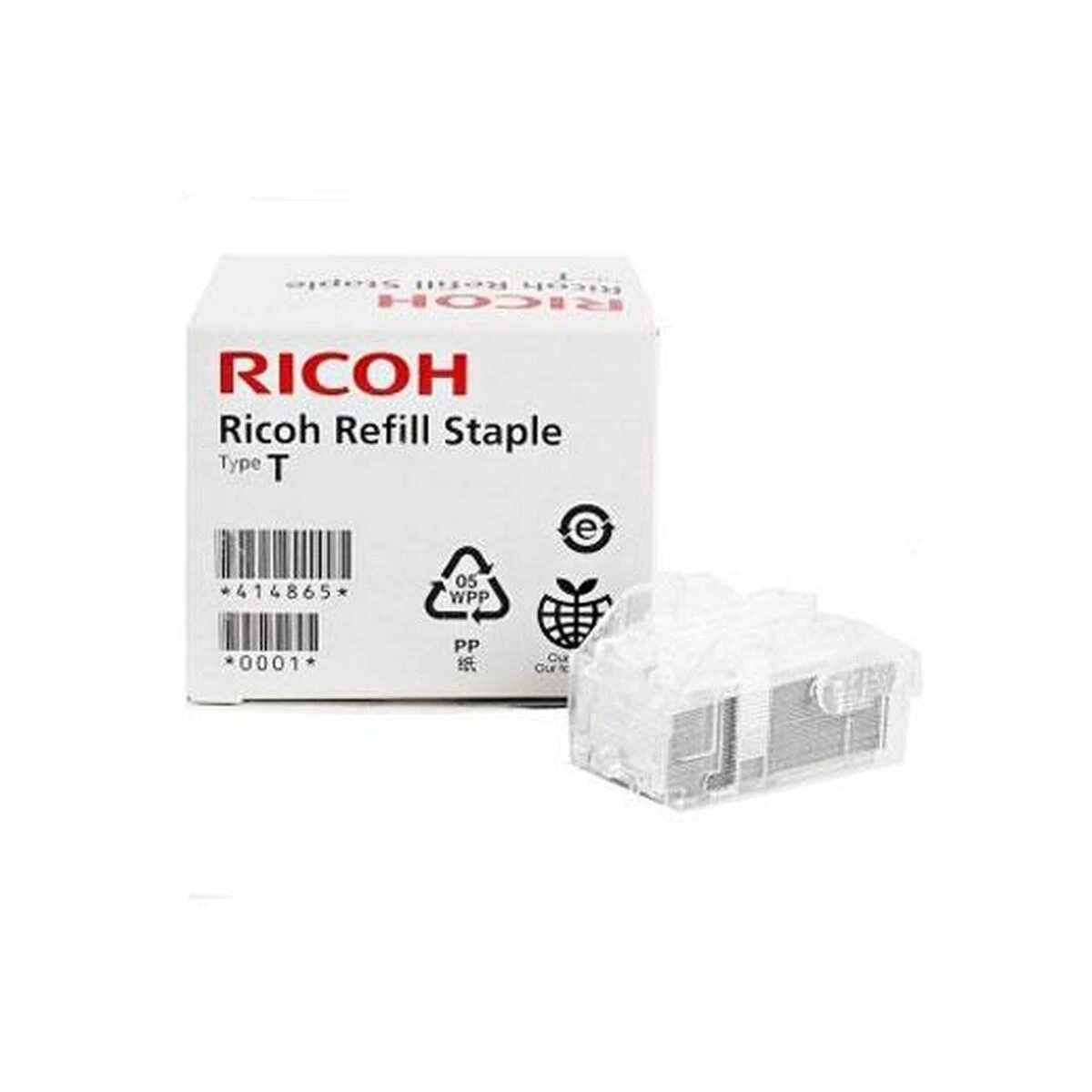 Spausdintuvo Priedas - Ricoh Segtukai Typ T 75x90x49 mm 1 vnt. dėžutėje