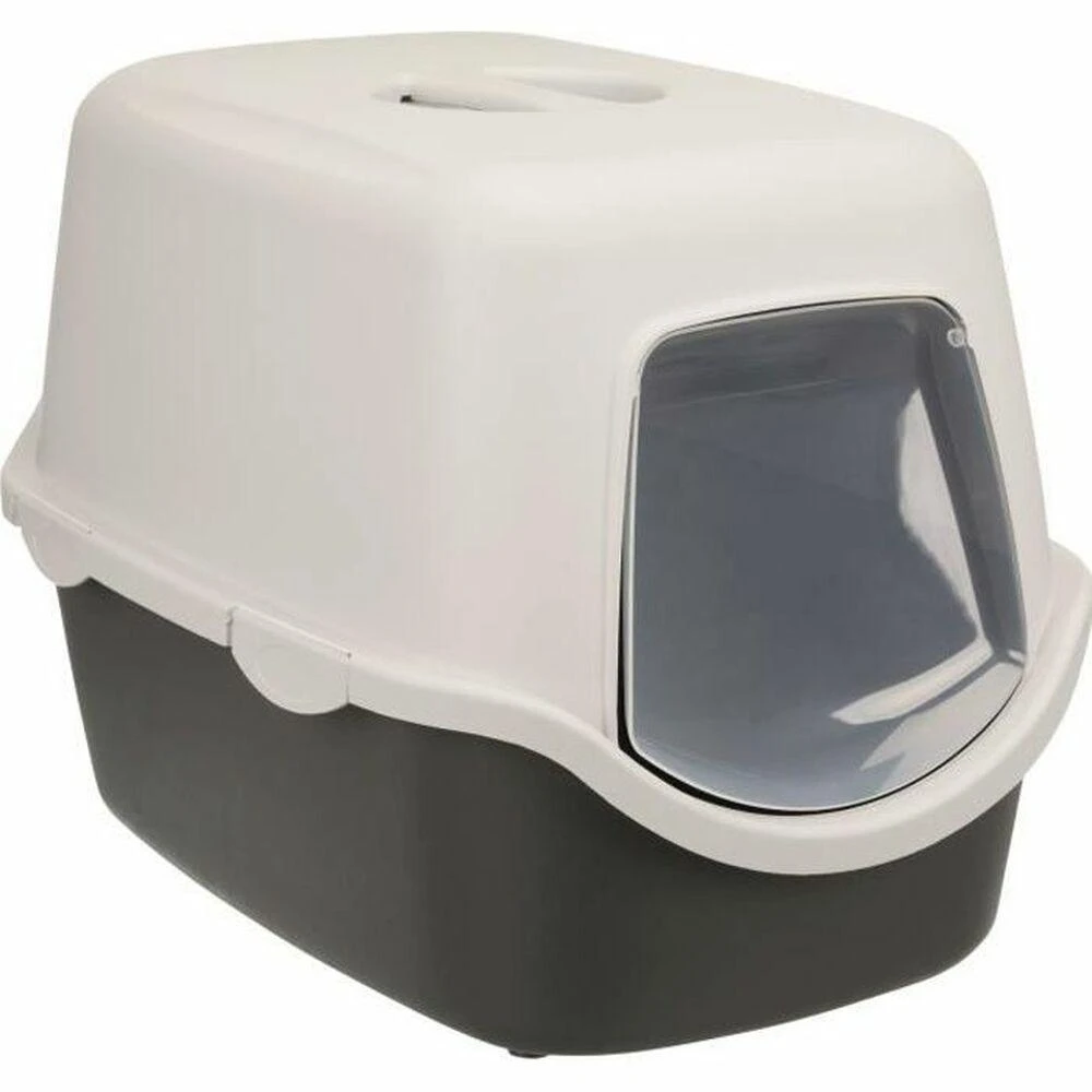 TRIXIE Vico Tualetas namelis katei 40x40x56 cm, tamsiai pilka-šviesiai pilka
