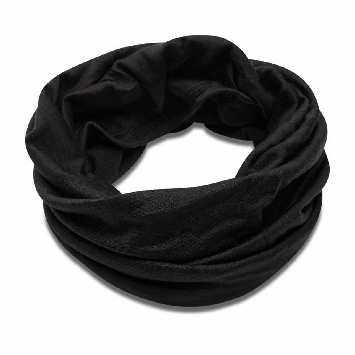 Kaklaskarė BUFF Lightweight Merino Wool Solid Juodas
