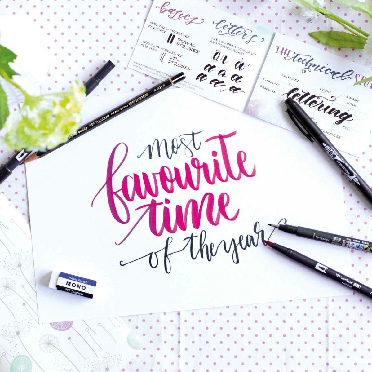 Tombow Rinkinys do kaligrafii (LS-BEG)