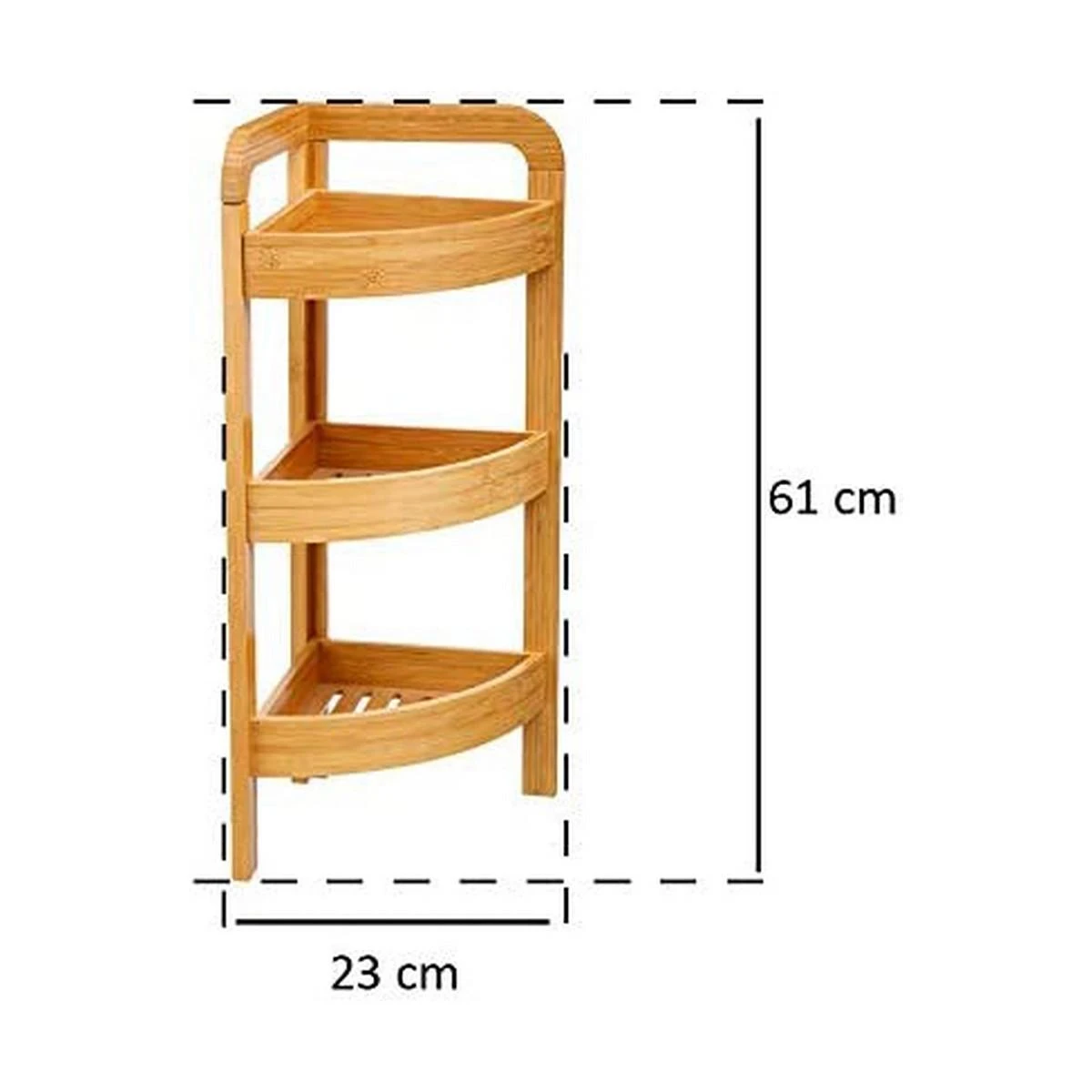5five Simply Smart Bamboo Bambuko lentyna vonios kambariui, kampinė lentyna, skandinaviška lentyna, bambukinė lentyna, vonios baldai