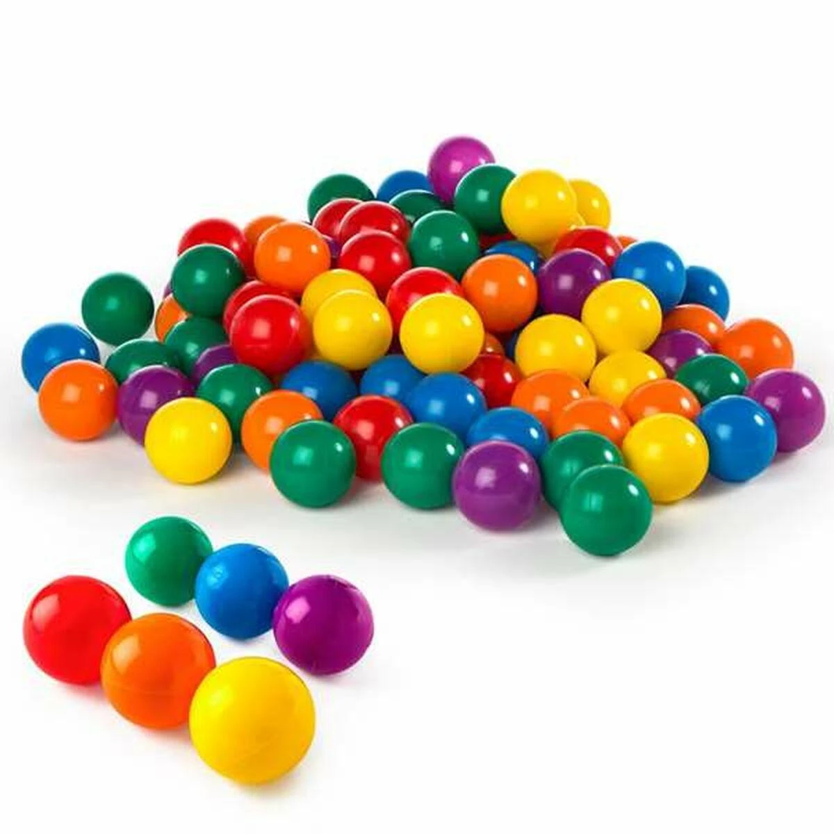 Amo Toys Intex Small Fun Balls PE, PVC, krepšys, 100 vnt, 8 cm