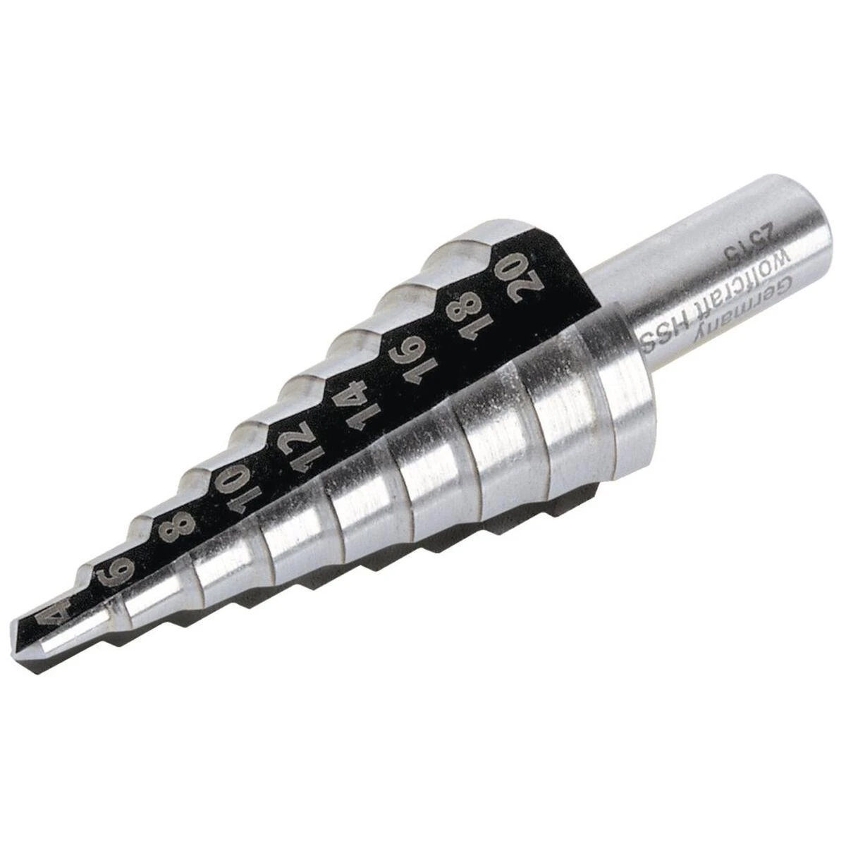 Wolfcraft 4-20 mm HSS žingsninis grąžtas