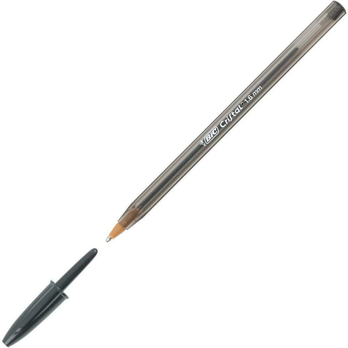 Bic CRISTAL LARGE vienkartinis tušinukas 1,6 mm juoda (BIC774)