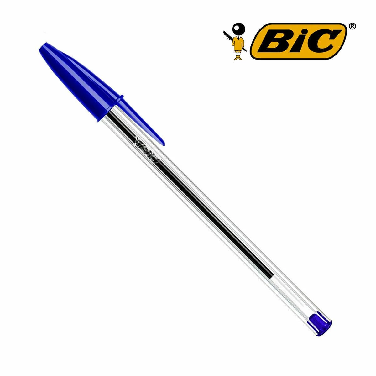 Bic Tušinukas Cristal 1.0 mm, mėlynas, pakuotėje 50 vnt. 129627
