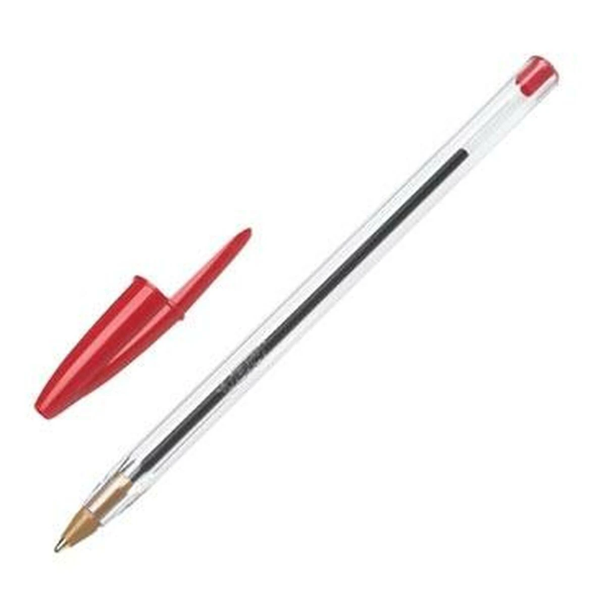 Bic Tušinukas Cristal 1.0 mm, Raudonas, pakuotėje 50 vnt. 847899