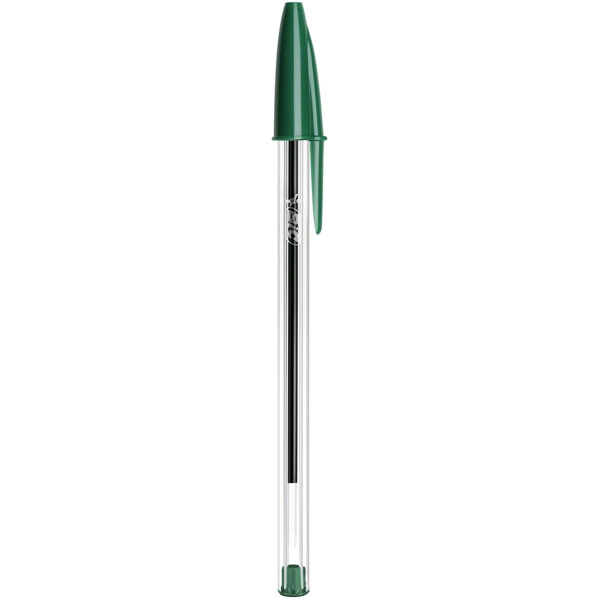 Bic Tušinukas Cristal 1.0 mm, žalias, pakuotėje 50 vnt. 129641