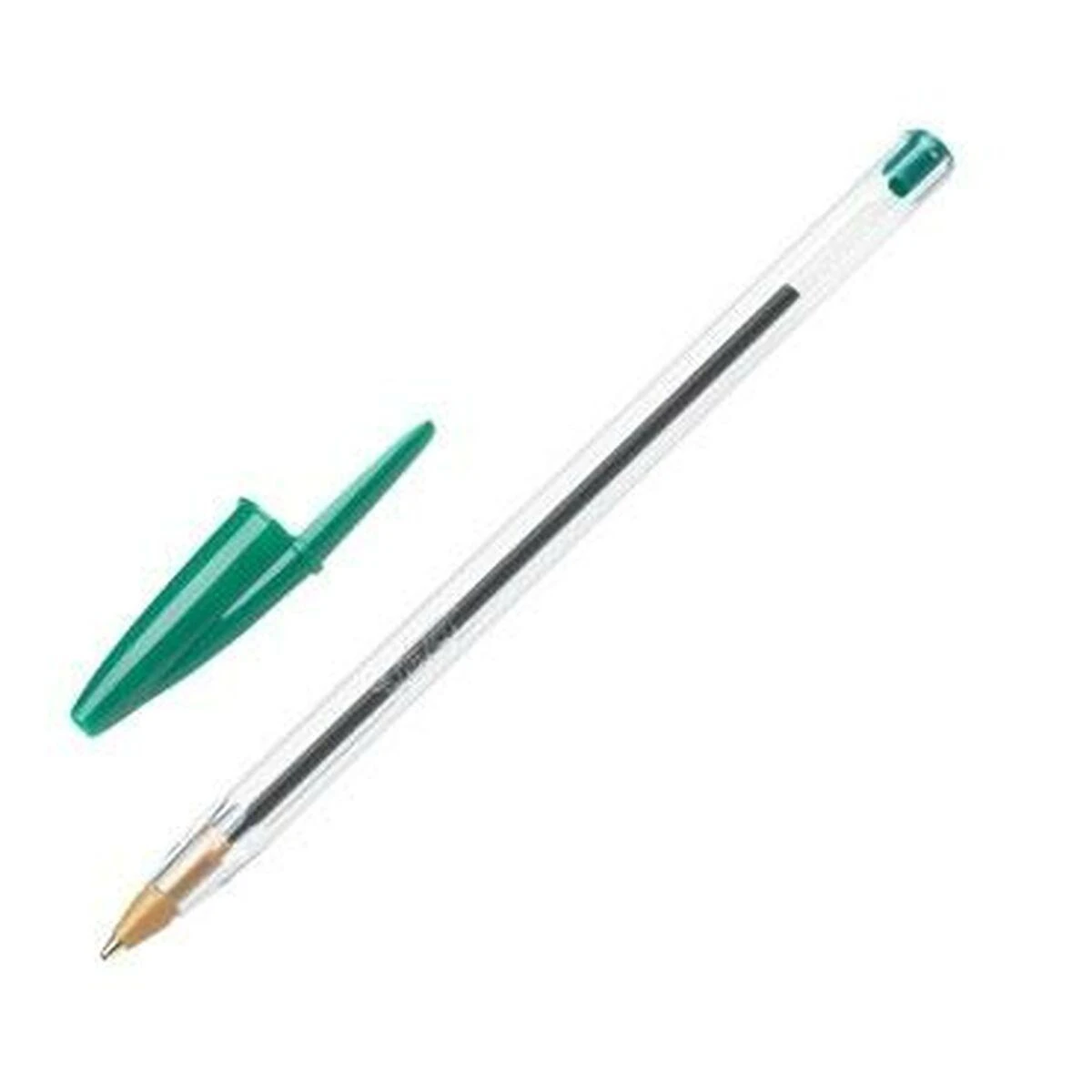 Bic Tušinukas Cristal 1.0 mm, žalias, pakuotėje 50 vnt. 129641