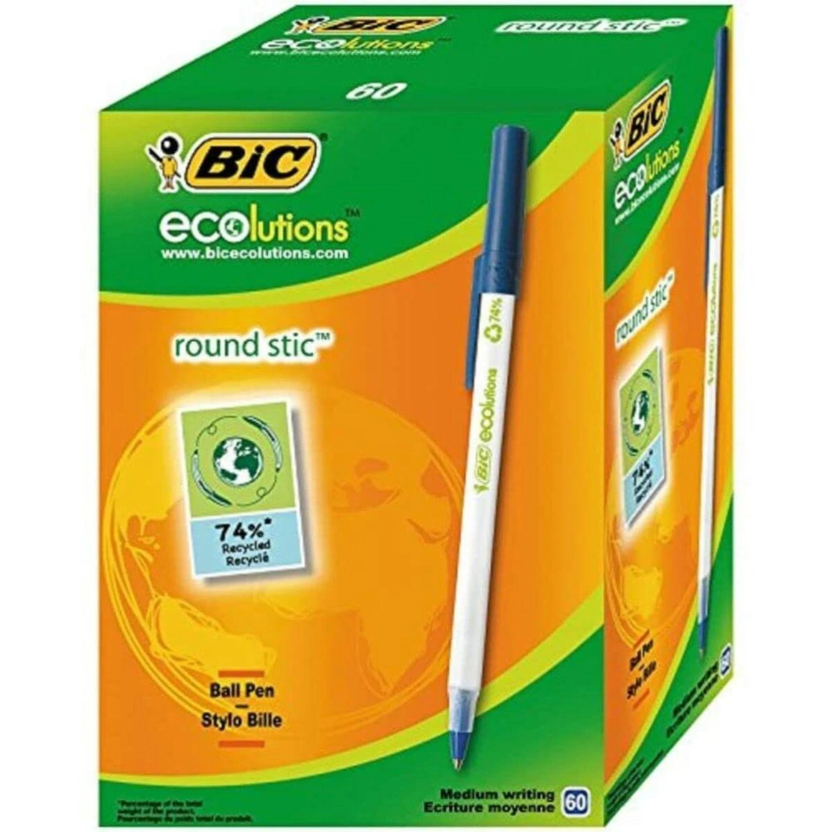 Bic DŁUGOPIS ECOLUTIONS* ROUND STIC (893240)