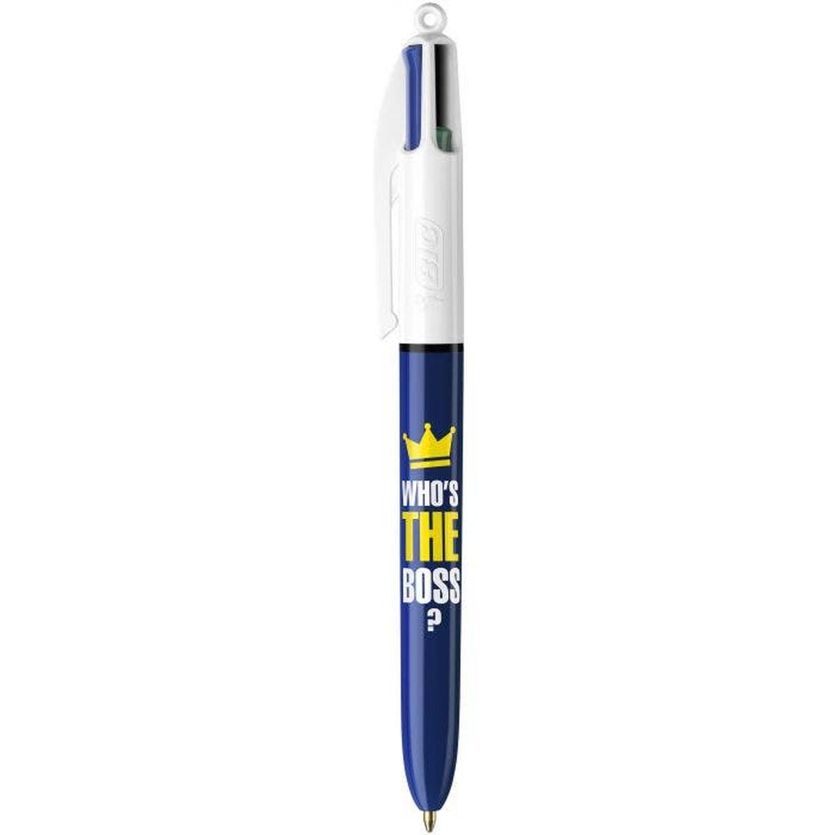 Bic Rašikliai 4 spalvų Message Boss 12 vnt