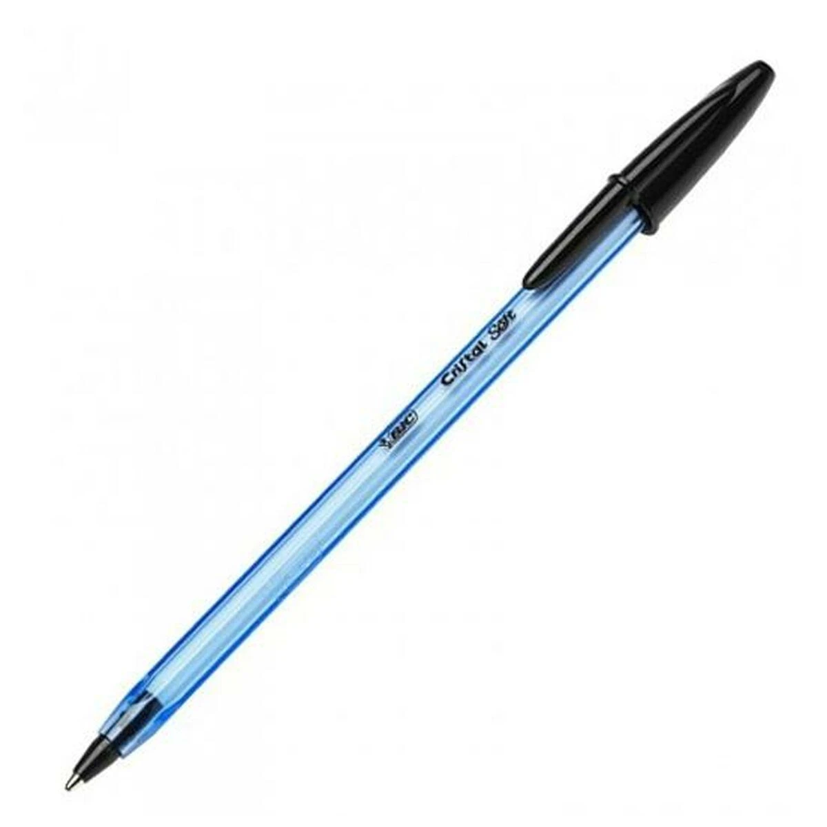 Rašikliai BIC Cristal Soft juodi 50 vnt.