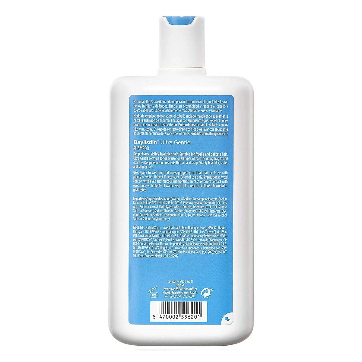 "Isdin Daylisdin" itin švelnus šampūnas kasdieniniam naudojimui 400ml