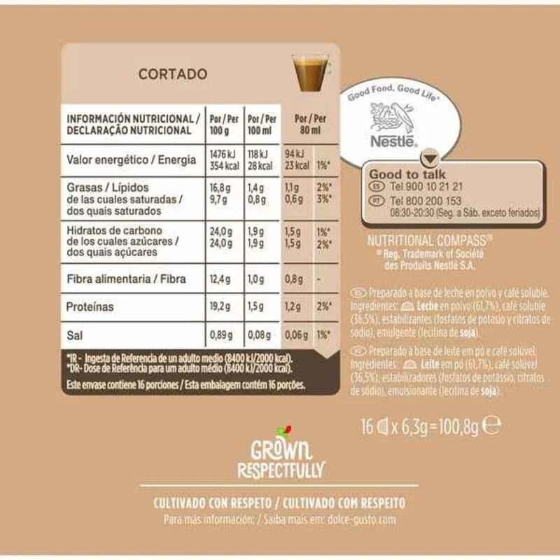 Nescafe Kapsułki Cortado Espresso Macchiato do Dolce Gusto 30 vnt.