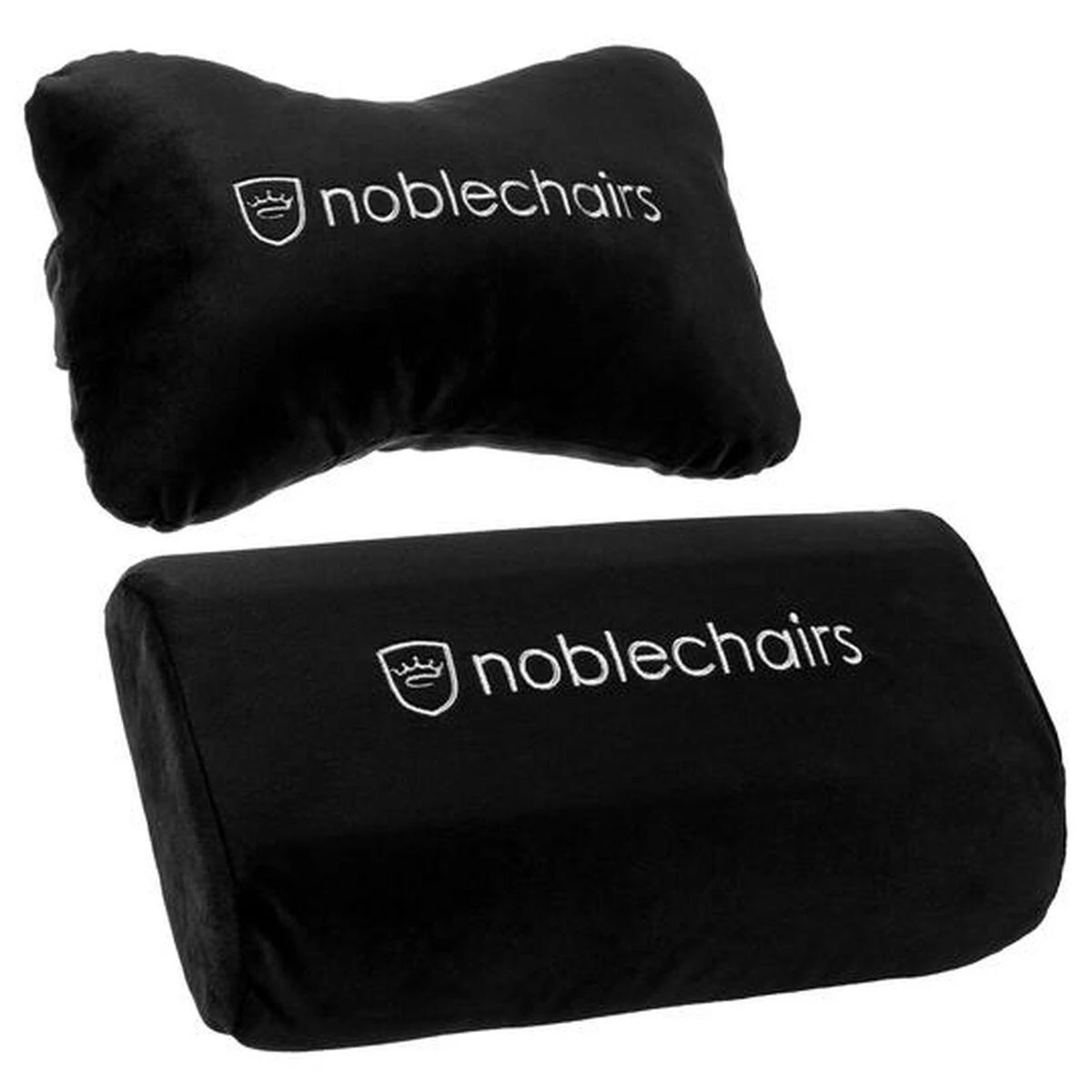 Žaidimų kėdės pagalvėlių rinkinys Noblechairs Cushion Set, tinka EPIC/ICON/HERO, Juoda-balta