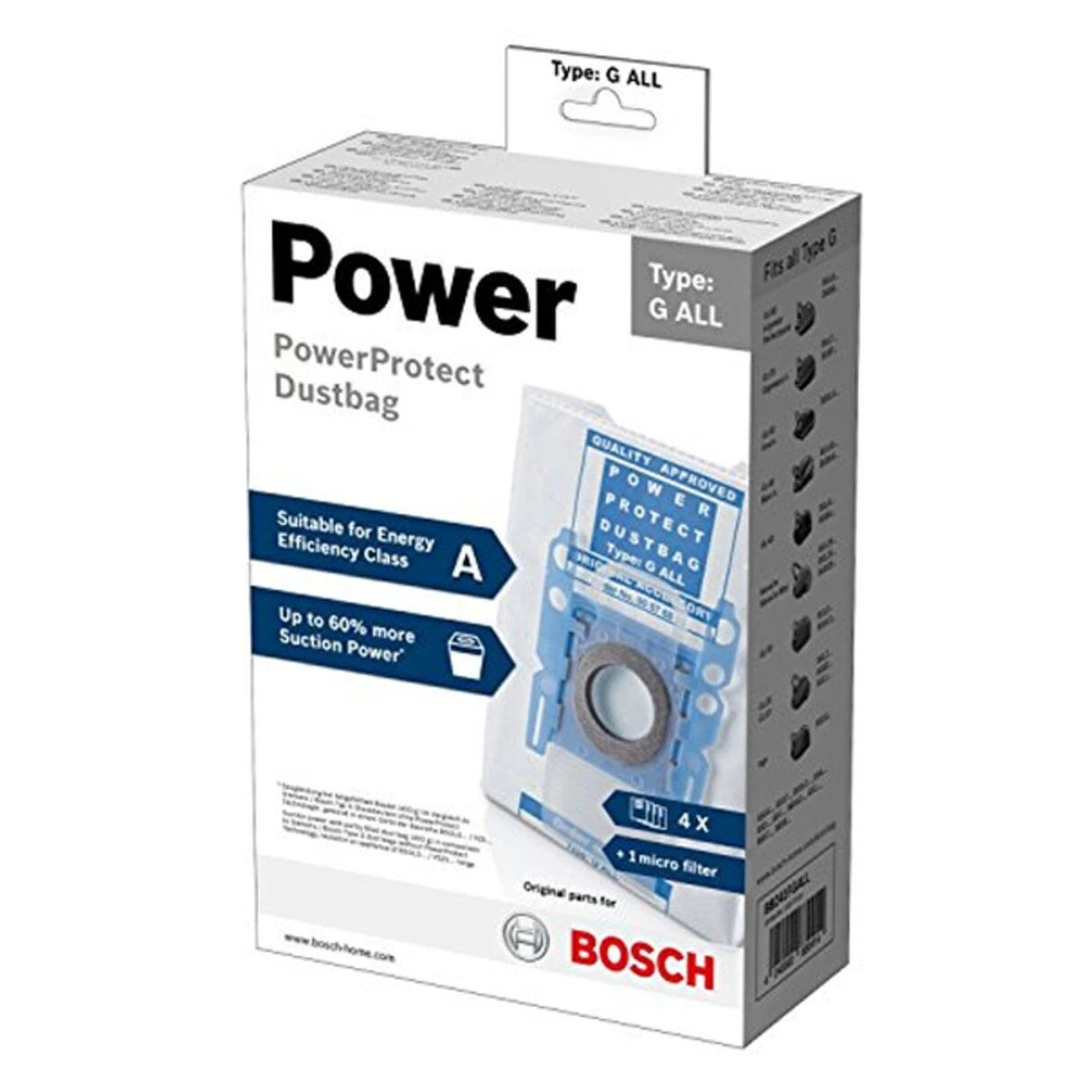 Bosch BBZ41FGALL PowerProtect dulkių maišeliai