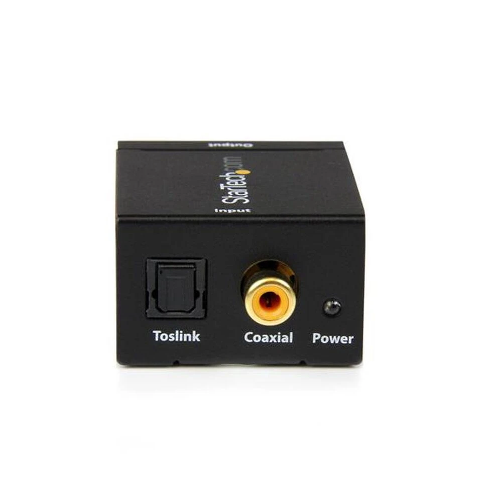 Adapteris AV StarTech Toslink - RCA (Cinch) juodas (SPDIF2AA)