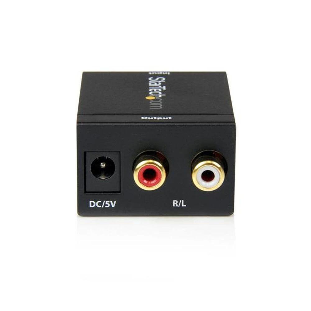 Adapteris AV StarTech Toslink - RCA (Cinch) juodas (SPDIF2AA)