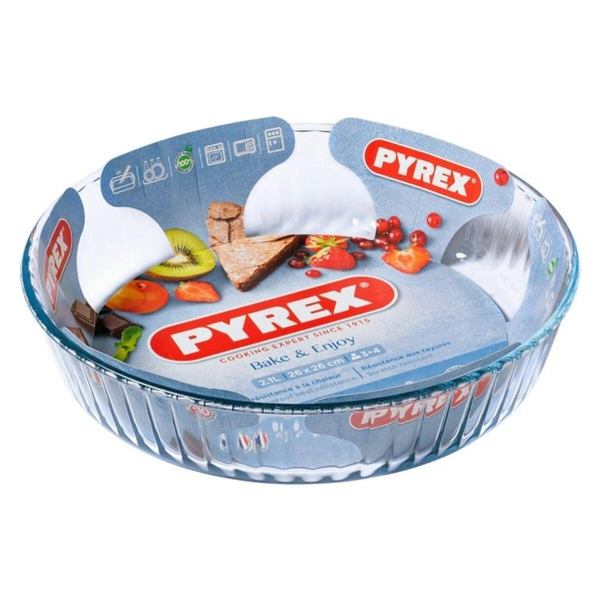 Stiklinis kepimo indas PYREX CREATIF D26cm