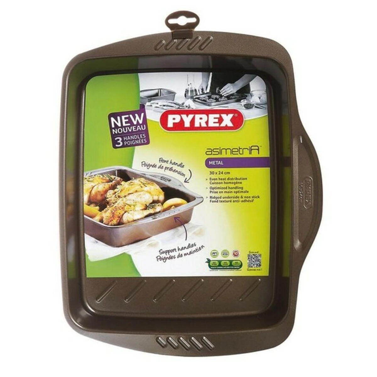 Forma / blacha Asimetria 40 x 31 cm PYREX