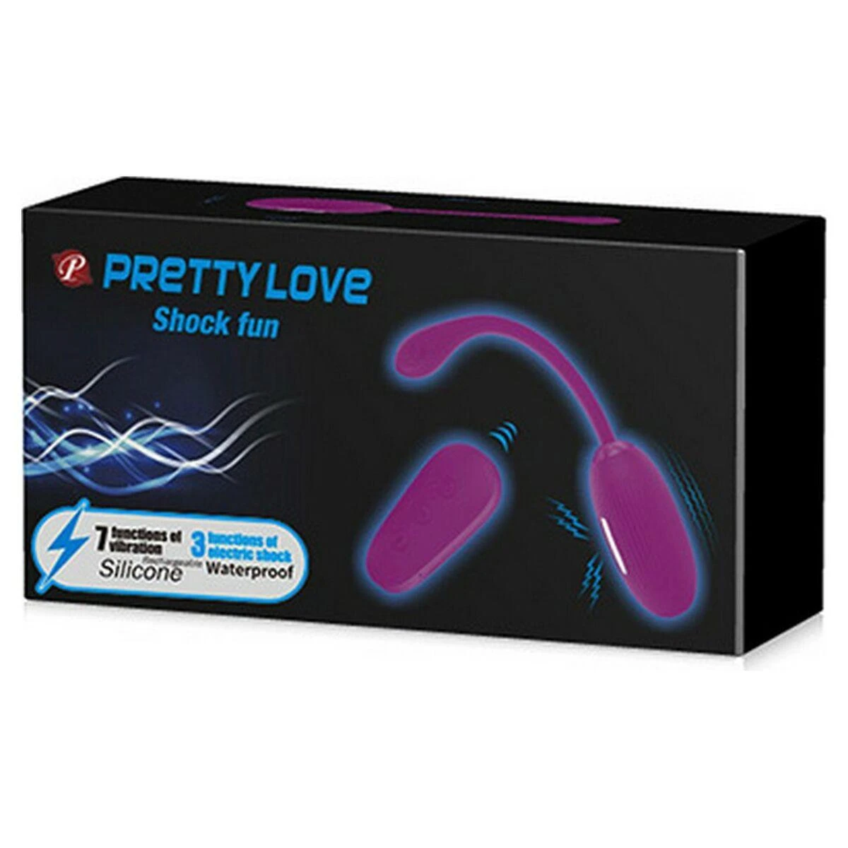 Pretty Love Smart „Pretty Love“ elektrostimuliacijos kiaušinis „Geisha“ su vibruojančiu kegeliu