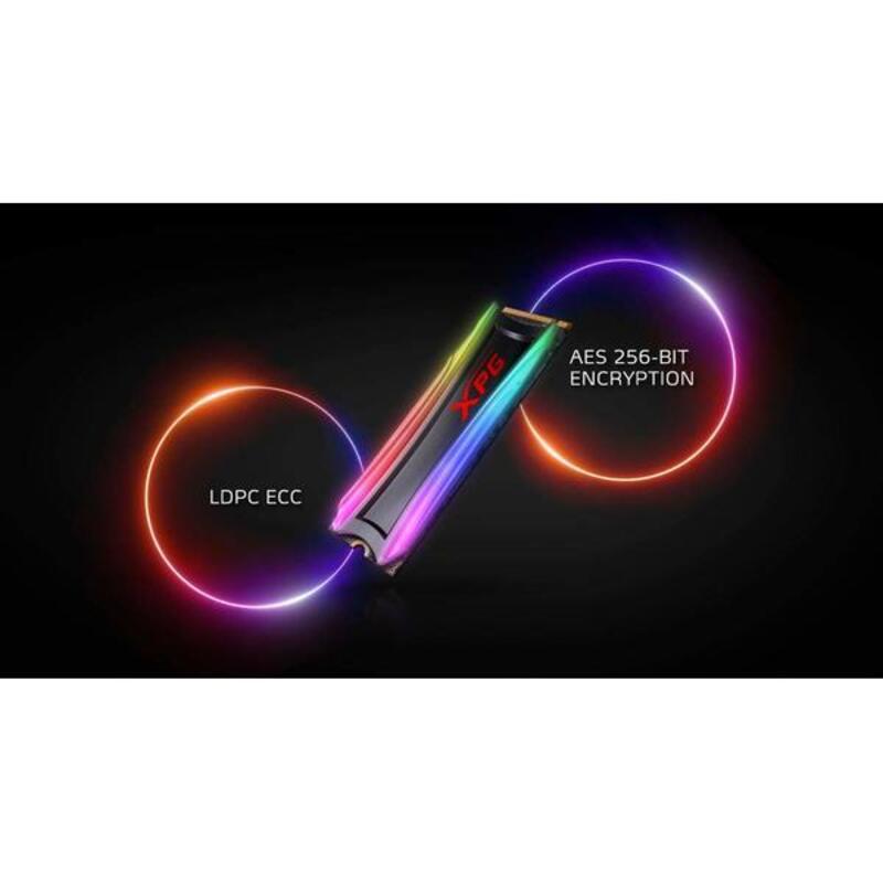 XPG (ADATA) ADATA | Spectrix S40G RGB | 1000 GB | SSD sąsaja M.2 NVME | Skaitymo greitis 3500 MB/s | Rašymo greitis 3000 MB/s