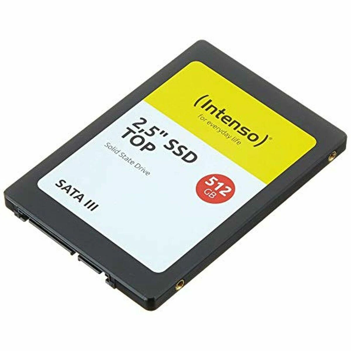 SSD Intenso Top 512GB SATA3, 520/300MBs, Atsparus smūgiams, Mažos galios