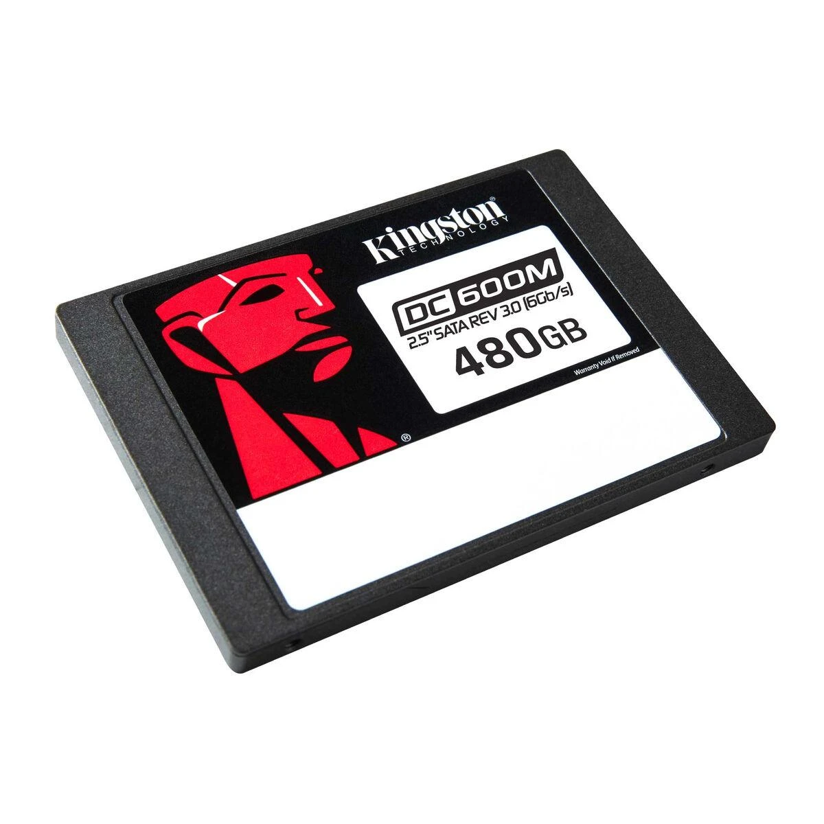 KINGSTON 480 GB DC600M 2,5 colio SATA3 mišraus naudojimo duomenų centro SSD, skirtas įmonės serveriams ir NAS (paruošta VMWare)