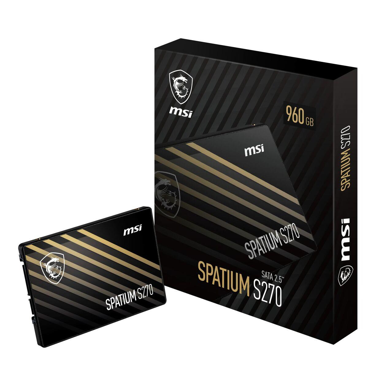 MSI Spatium S270 SATA 2.5 960GB 2.5" Serial ATA III 3D NAND