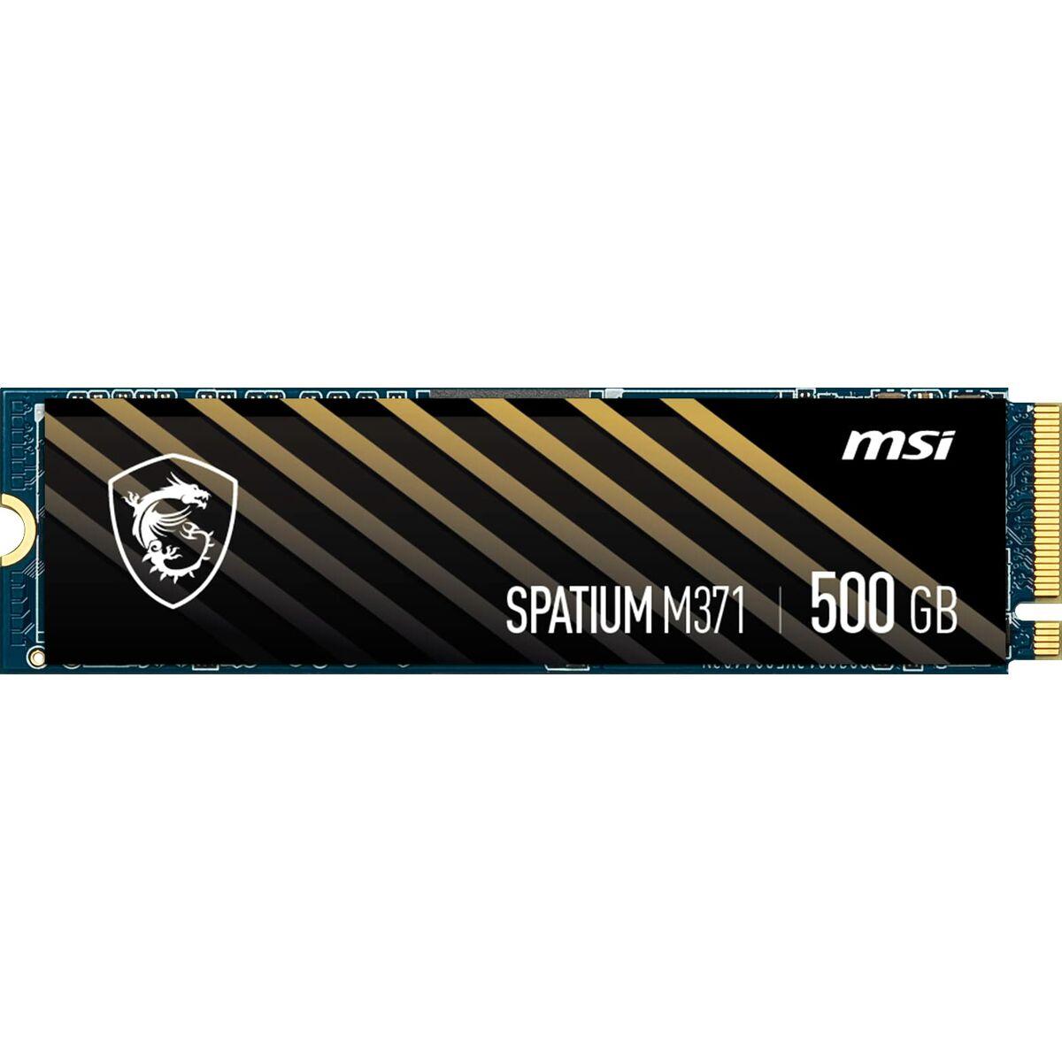 Kietasis diskas - MSI SPATIUM M371 500 GB NVMe M.2 PCIe 3.0