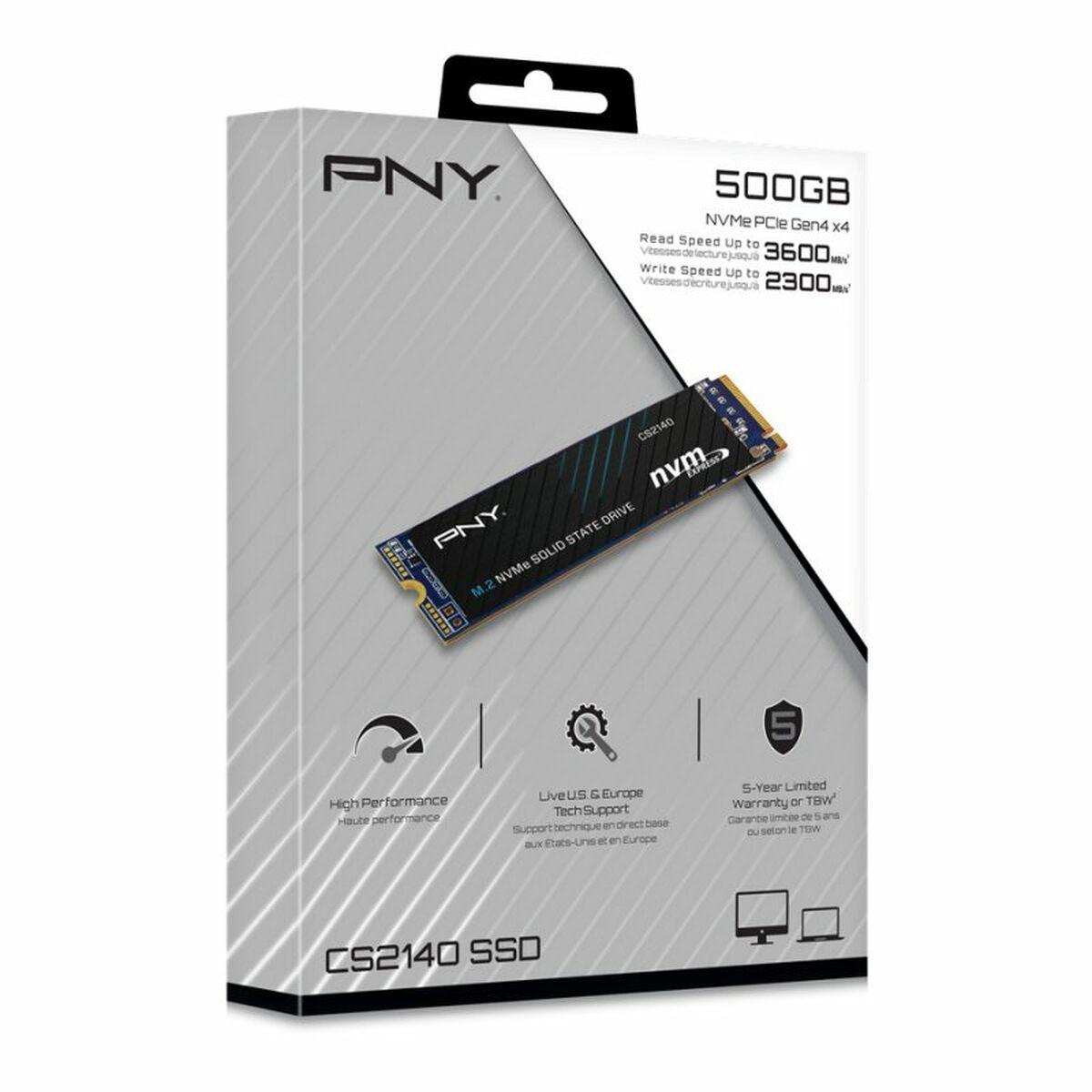 Disk SSD PNY CS2140 500 GB M.2 2280 PCI-E x4 Gen4 NVMe (M280CS2140-500-RB)