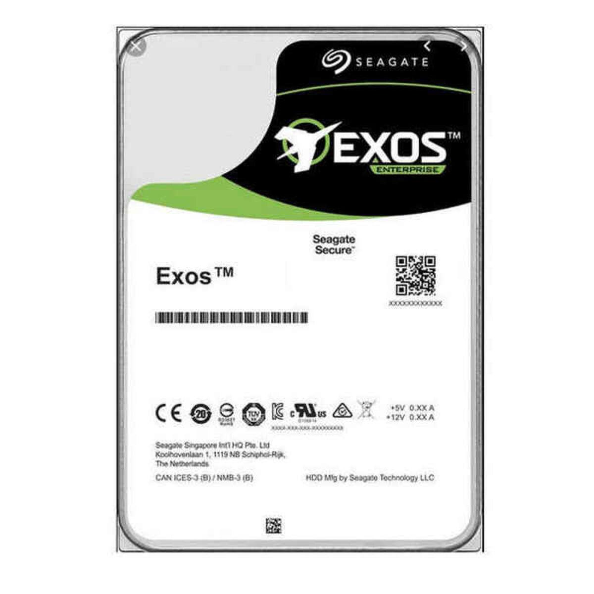 „SEAGATE EXOS X16 SATA 16TB Helium 7200rpm 256MB cache 512e/4kn Fast Format BLK“