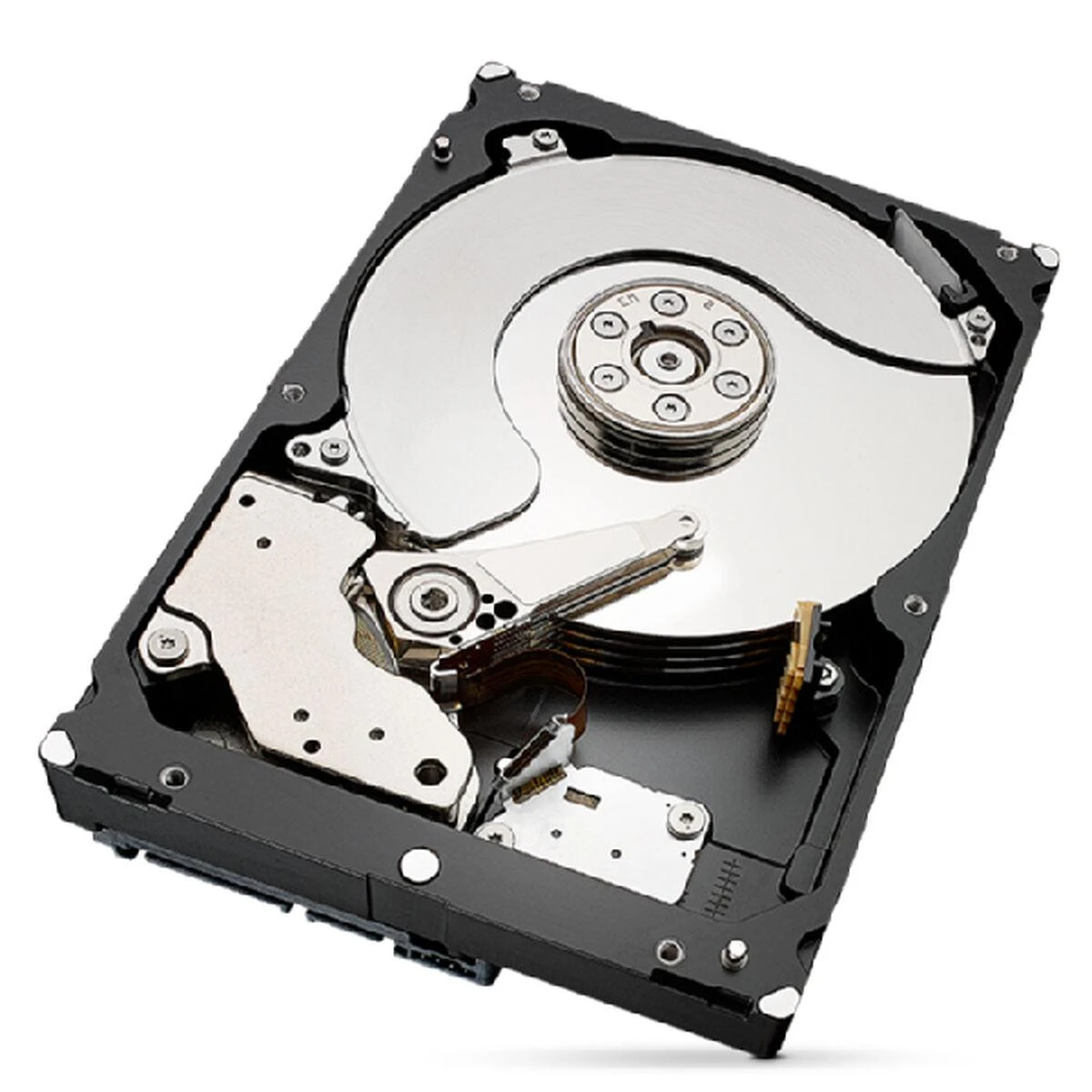 „SEAGATE Ironwolf PRO Enterprise NAS HDD 4TB 7200rpm 6Gb/s SATA 256MB cache 8.9cm 3.5inch 24x7“ skirtas NAS ir RAID Rackmount sistemoms, juodos spalvos