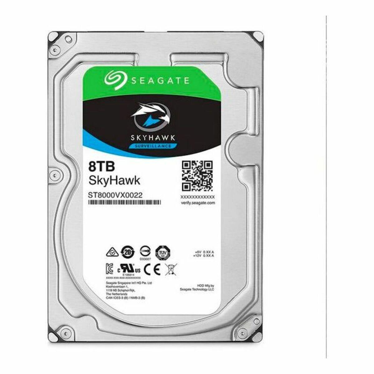 SEAGATE Surveillance Skyhawk 8TB HDD 7200rpm SATA serial ATA 6Gb/s 256MB cache 3.5inch 24x7 long-term usage BLK