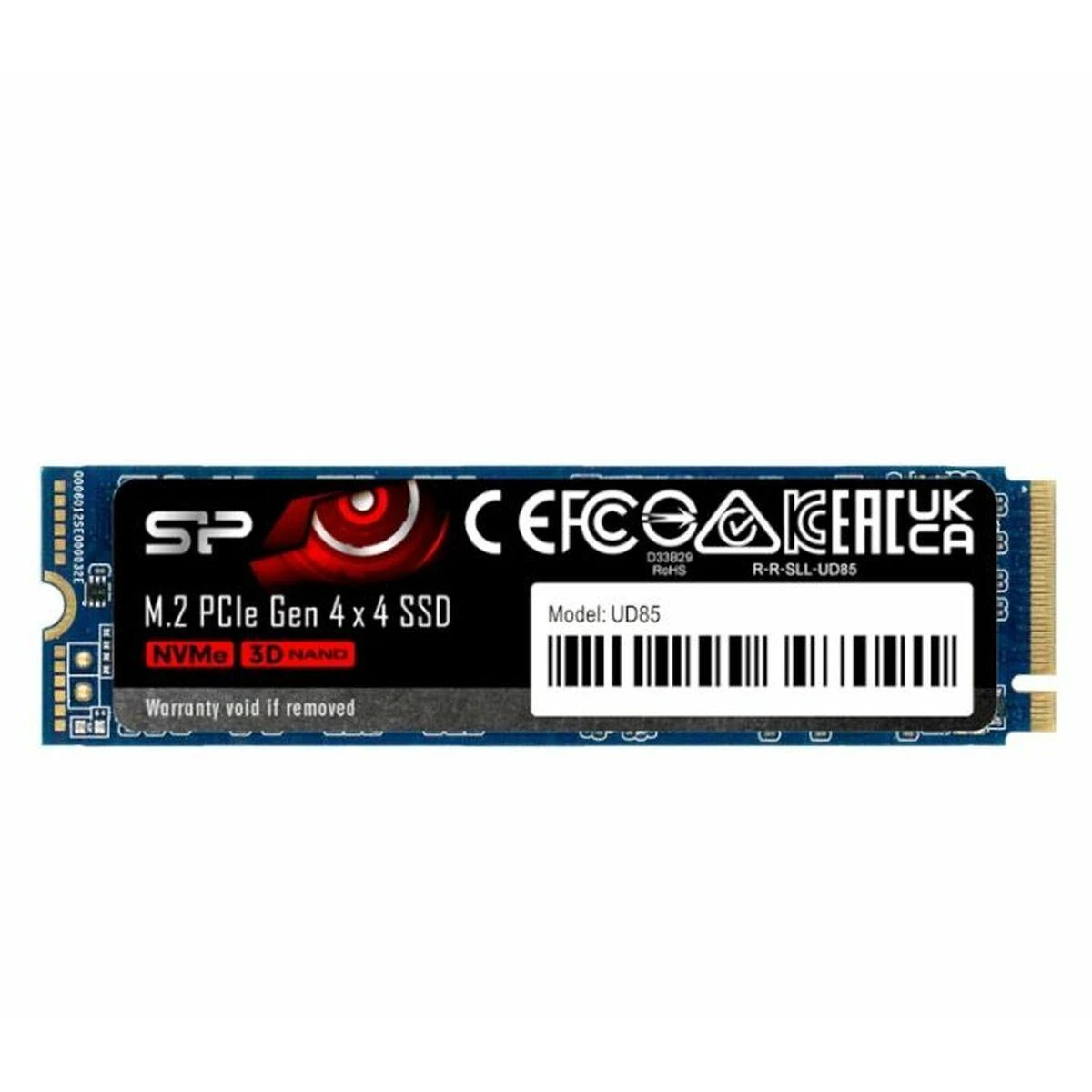 Silicon Power | SSD | UD85 | 2000 GB | SSD form factor M.2 2280 | Solid-state drive sąsaja PCIe Gen4x4 | Skaitymo greitis 3600 MB/s | Rašymo greitis 2800 MB/s