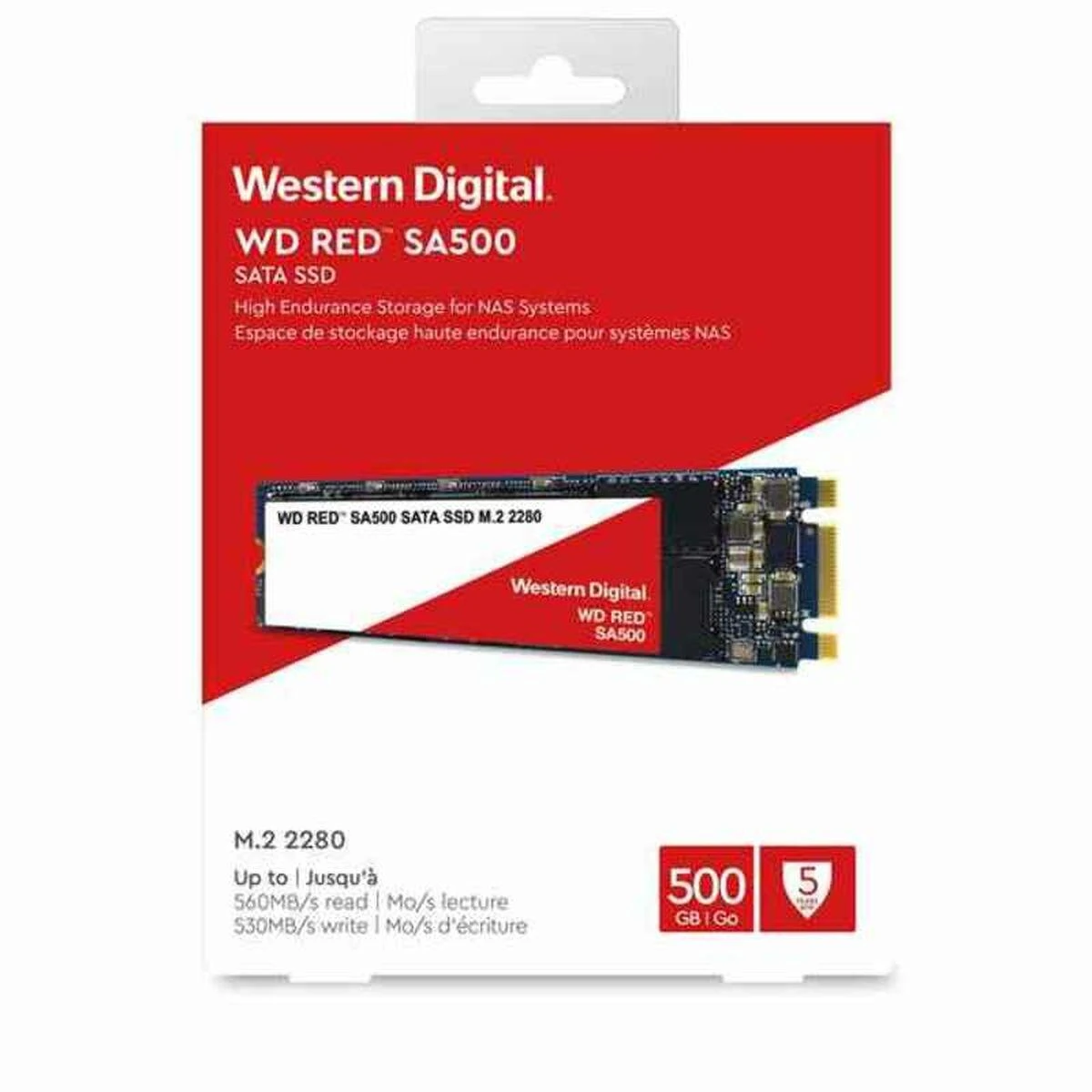 Sandisk HDD SSD WD WDS500G1R0B 500GB red