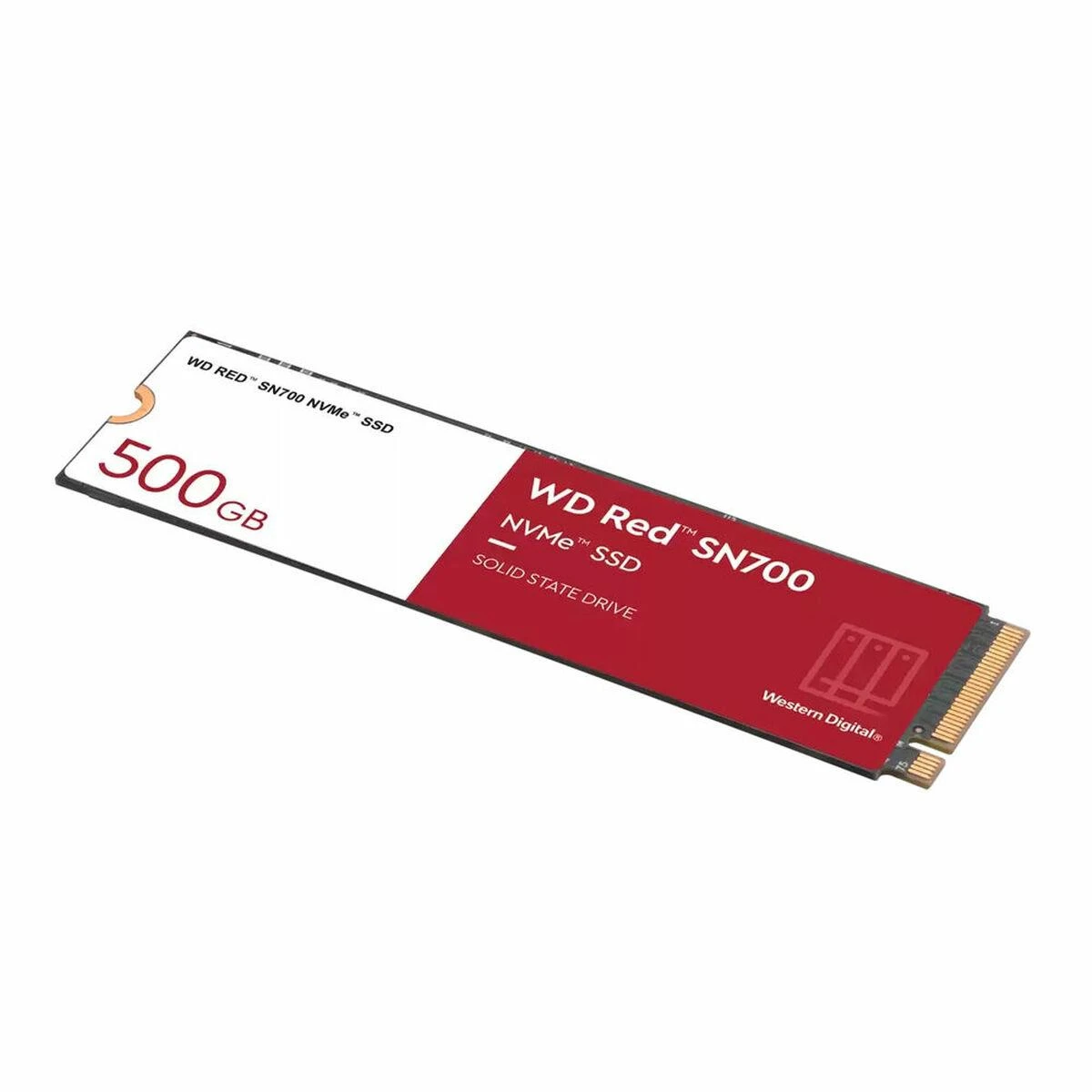 WD Raudona SSD SN700 NVMe 500GB M.2 2280 PCIe Gen3 8Gb/s vidinis diskas NAS įrenginiams, maitinamas „SANDISK“