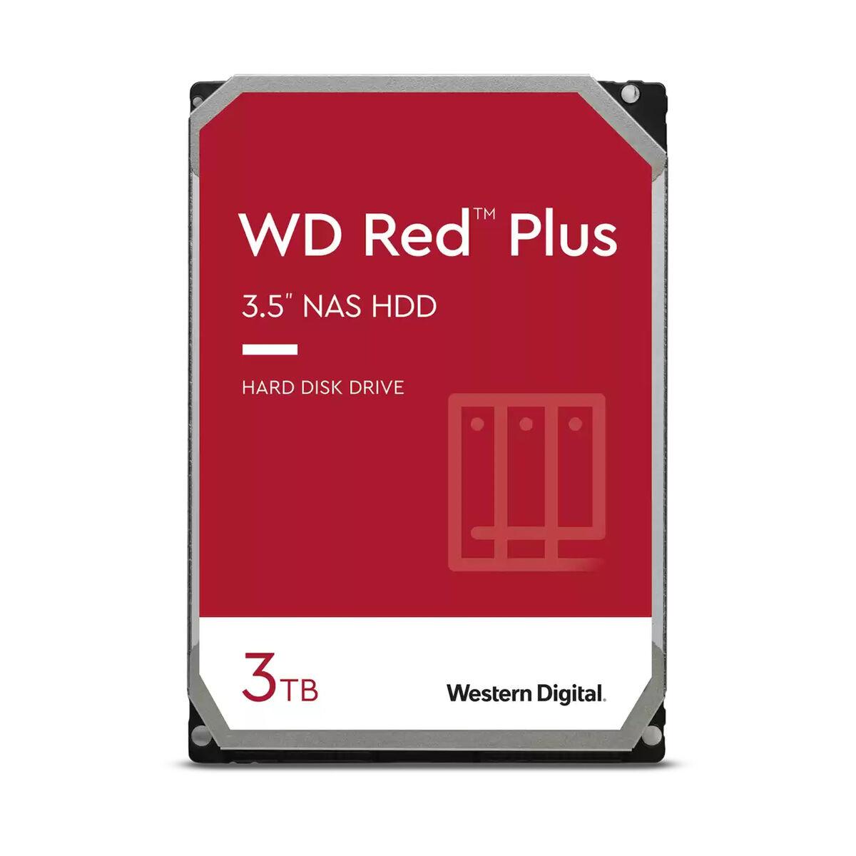 Sandisk „Western Digital Raudona Plus“, SATA 6G, „Intellipower“, 3,5 colio – 3 TB