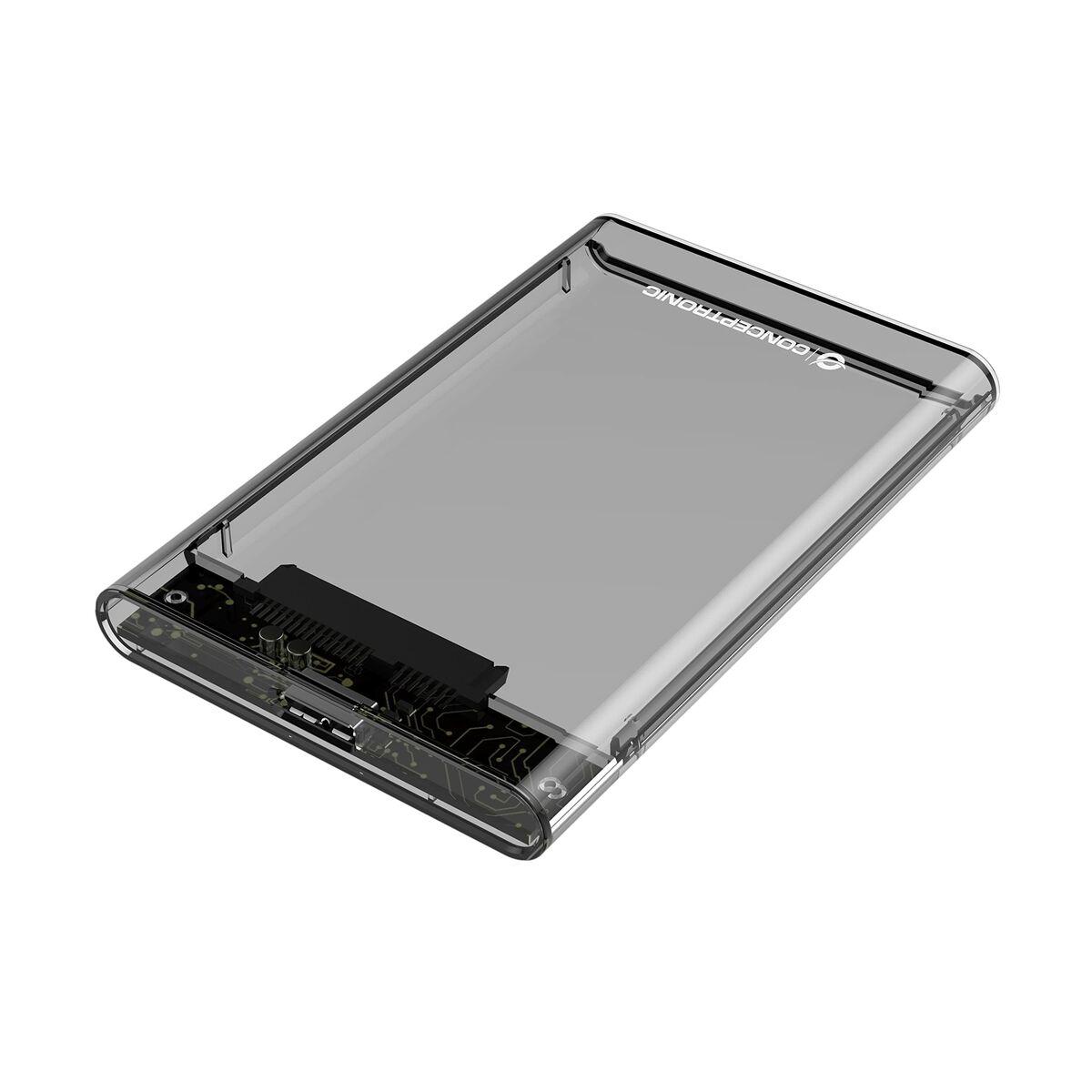„Conceptronic“ „Conceptronic DANTE03T“ kietojo disko dėklas HDD/SSD dėklas Permatomas 2,5 colio