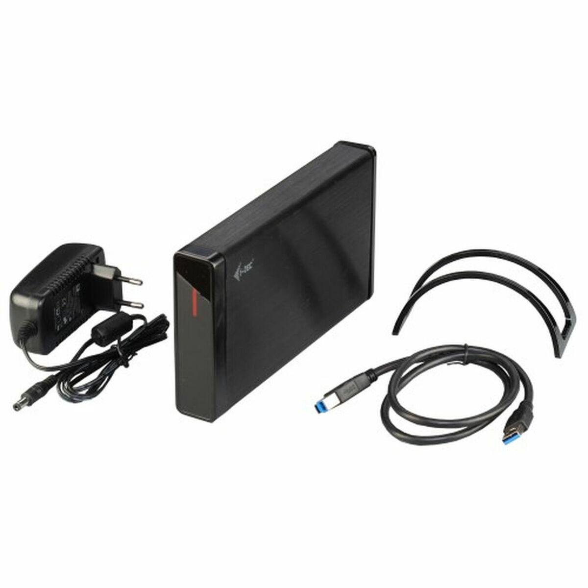 Serveris I-tec MYSAFE35U401 saugojimo diskų korpusas 3.5" HDD korpusas Juoda, Metalinis