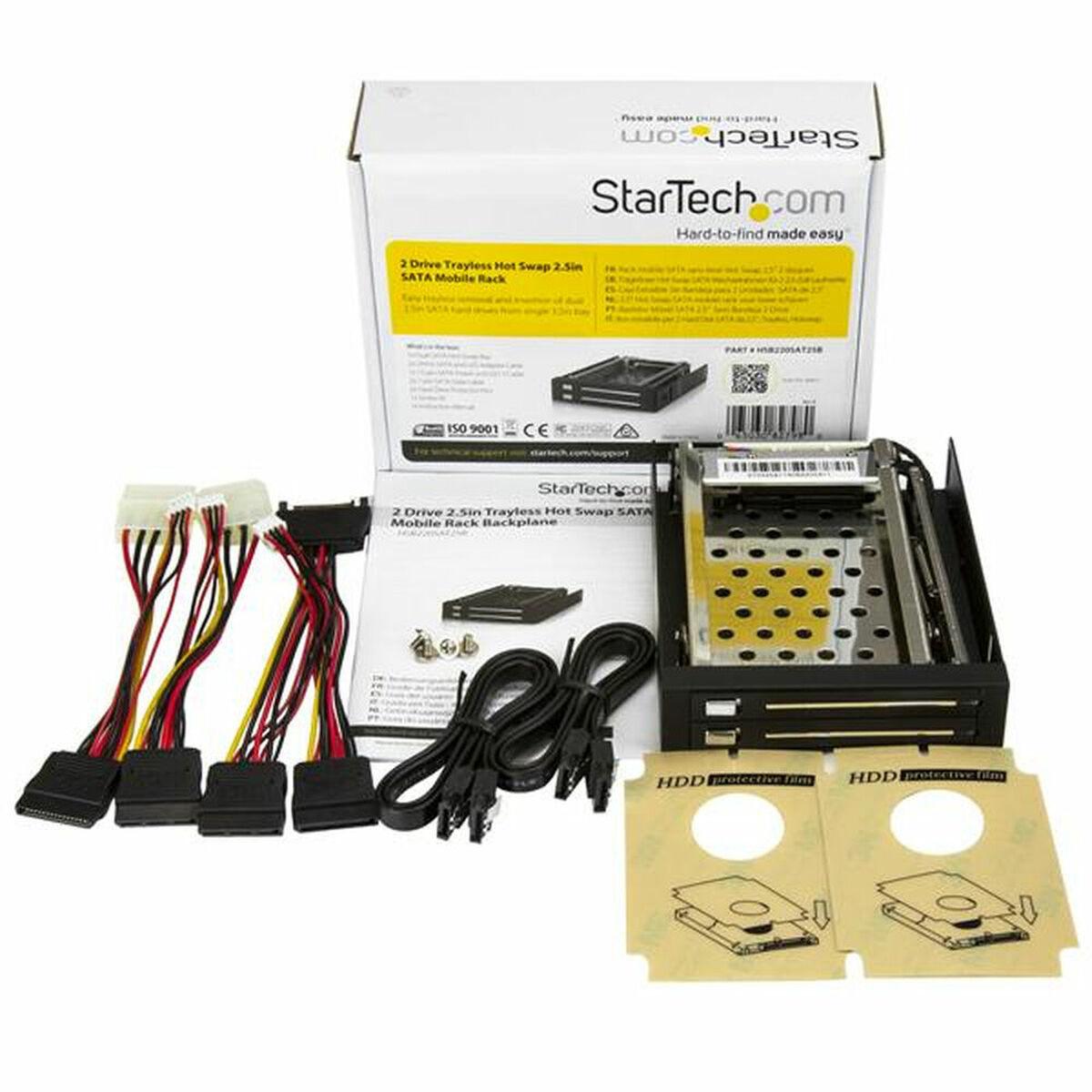 „StarTech“ SATA MOBILE stelažas be dėklo (HSB220SAT25B)