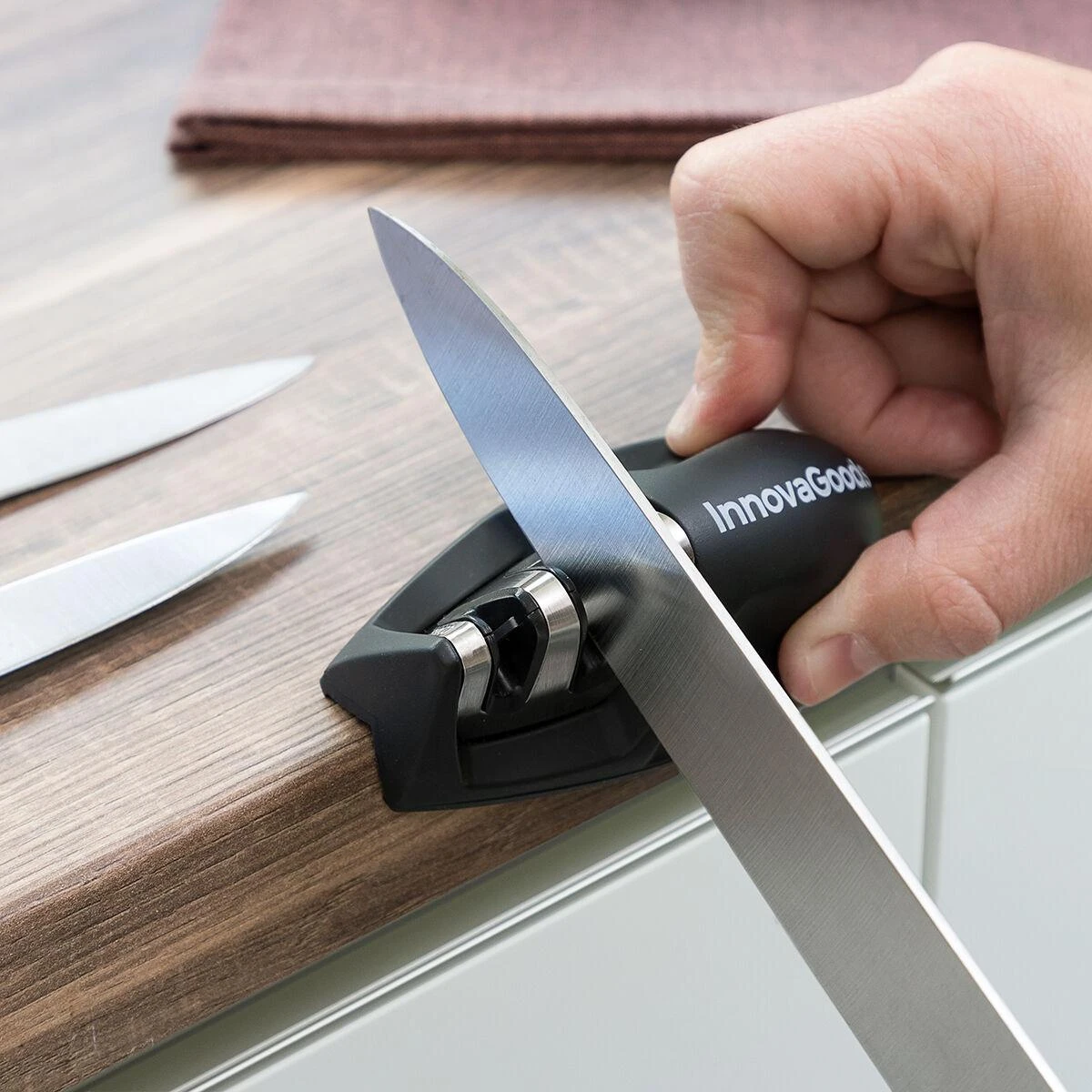 Kkompaktiškas peilių galąstuvas Knedhger InnovaGoods