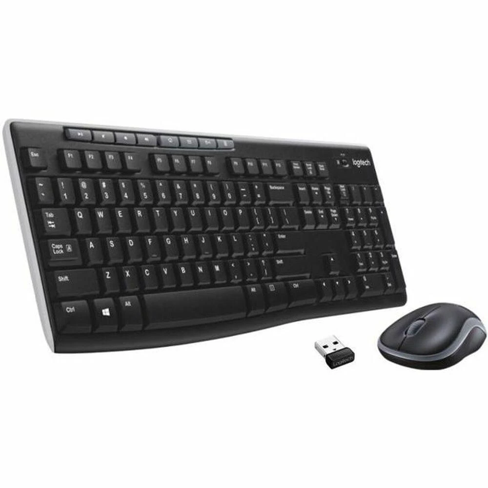 Belaidis klaviatūros ir pelės rinkinys Logitech MK270, Prancūzų išdėstymas