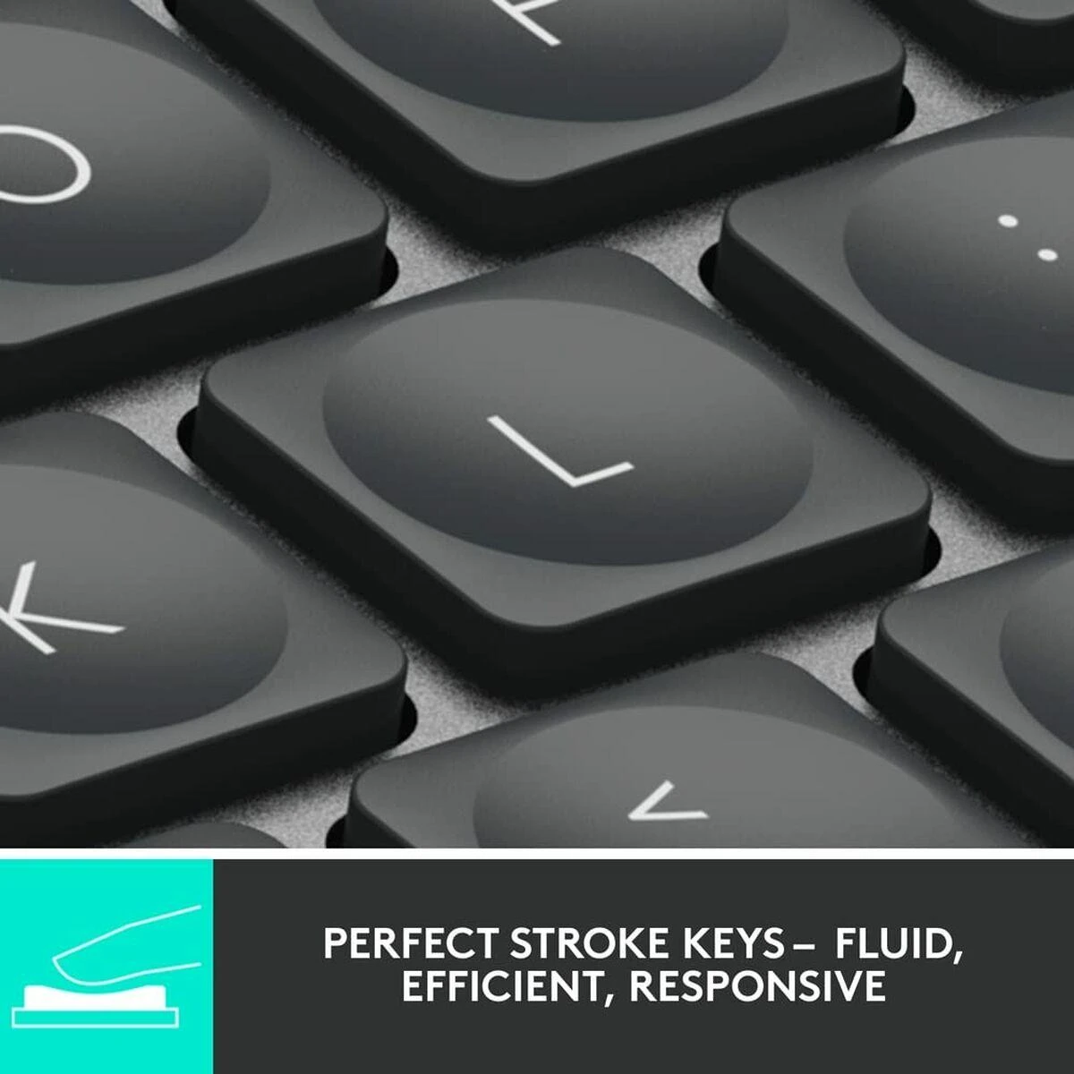 Belaidė klaviatūra Logitech MX Keys Mini, Grafito spalvos