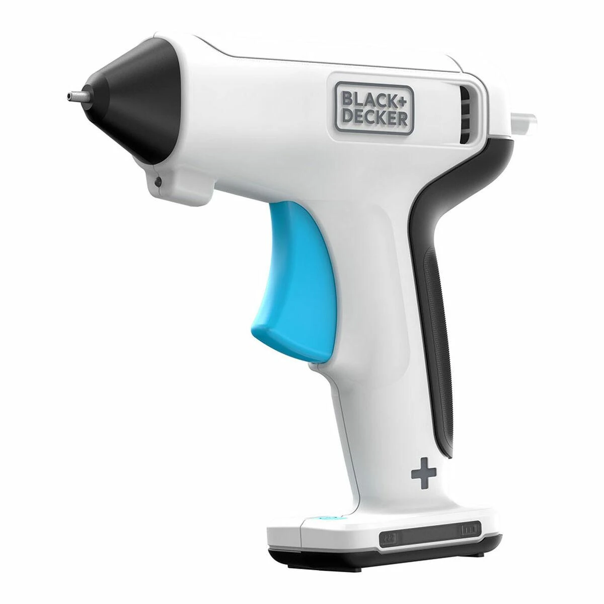 Black & Decker Juodas & Decker Klijų pistoletas Juodas & Decker BCGL115-XJ; 3,6 V; 1x1,5 Ah akum.