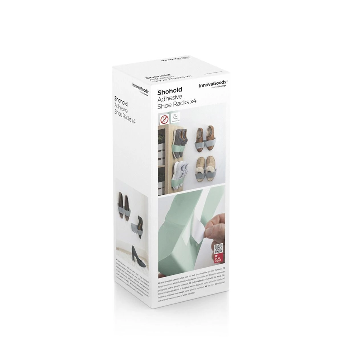 InnovaGoods Samoprzylepne uchwyty batams Shohold Rinkinys 4 vnt