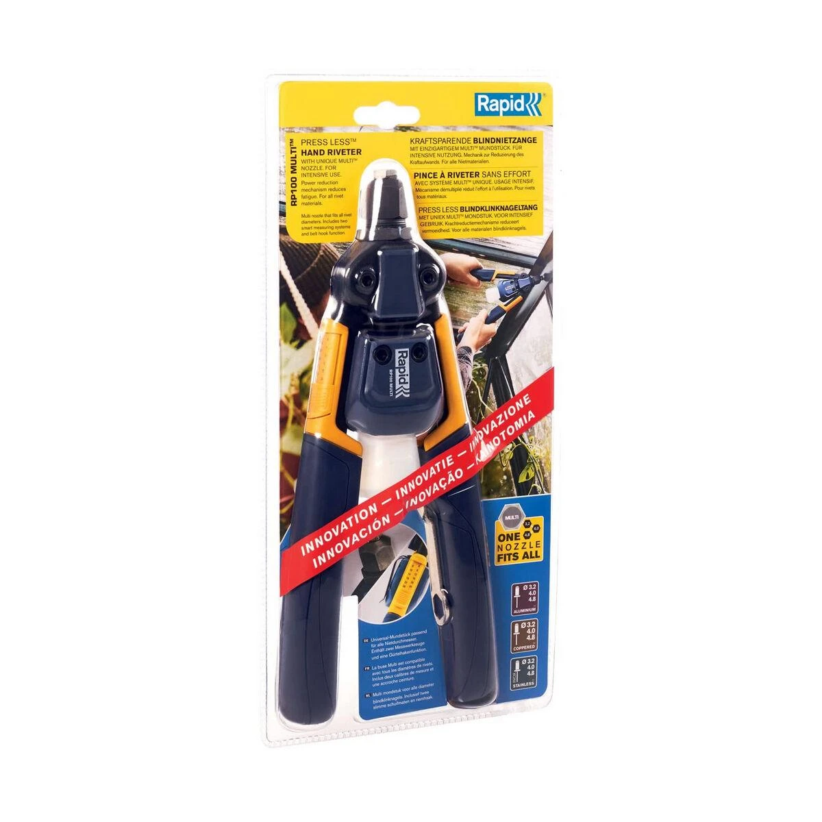 Rapid Kniediklis RP100, daugiafunkcis, bespaudis, greitas
