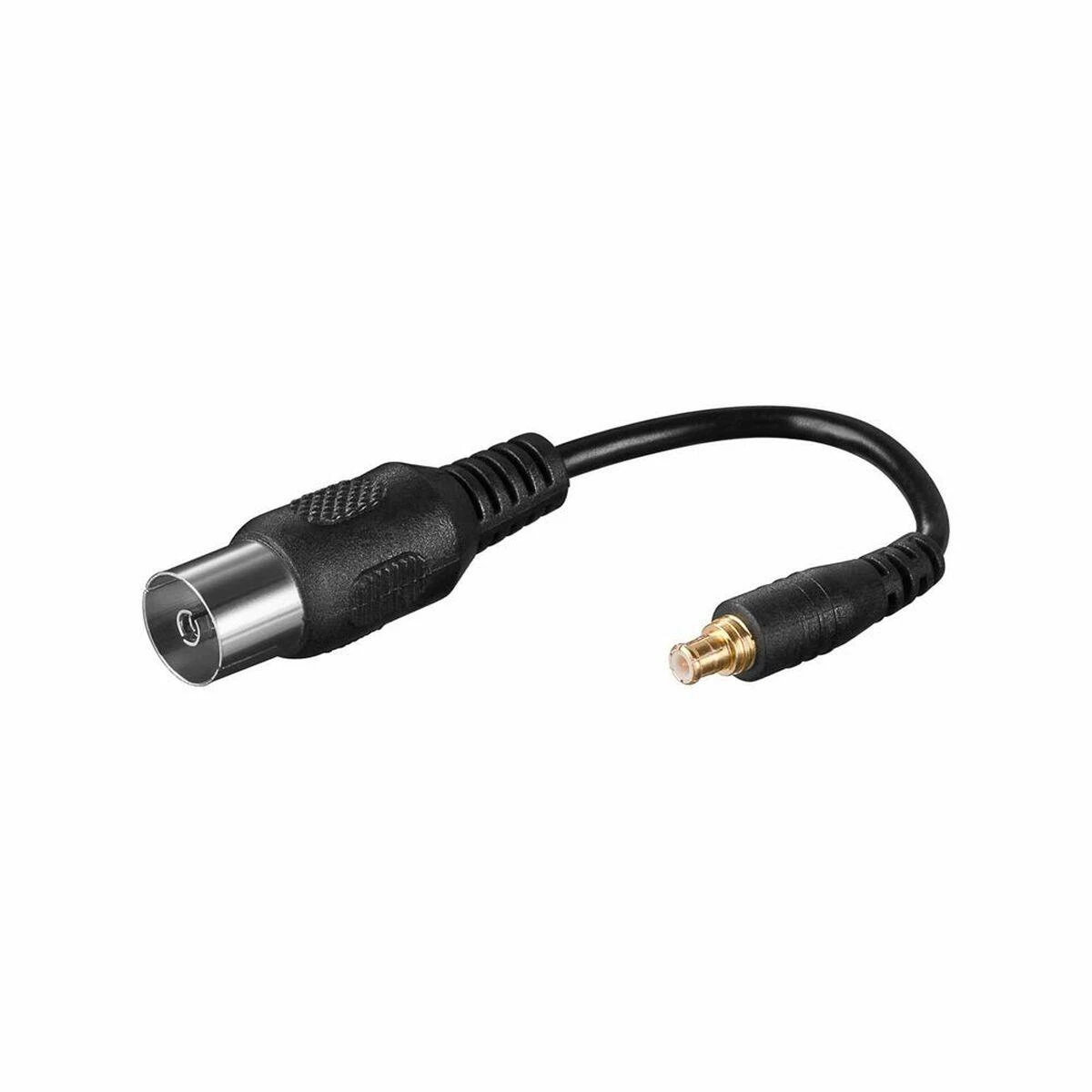 Trumpas antenos adapteris su IEC ir F jungtimis